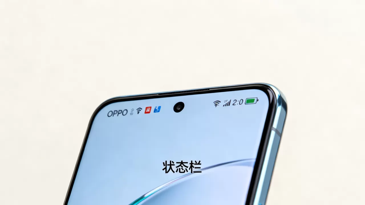 OPPO手机最上面一栏叫什么,OPPO手机顶部状态栏名称 OPPO手机最上面一栏叫什么,OPPO手机顶部状态栏名称