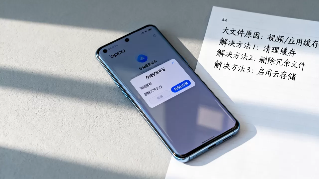 OPPO手机大文件是什么原因,手机存储空间不足怎么办 OPPO手机大文件是什么原因,手机存储空间不足怎么办