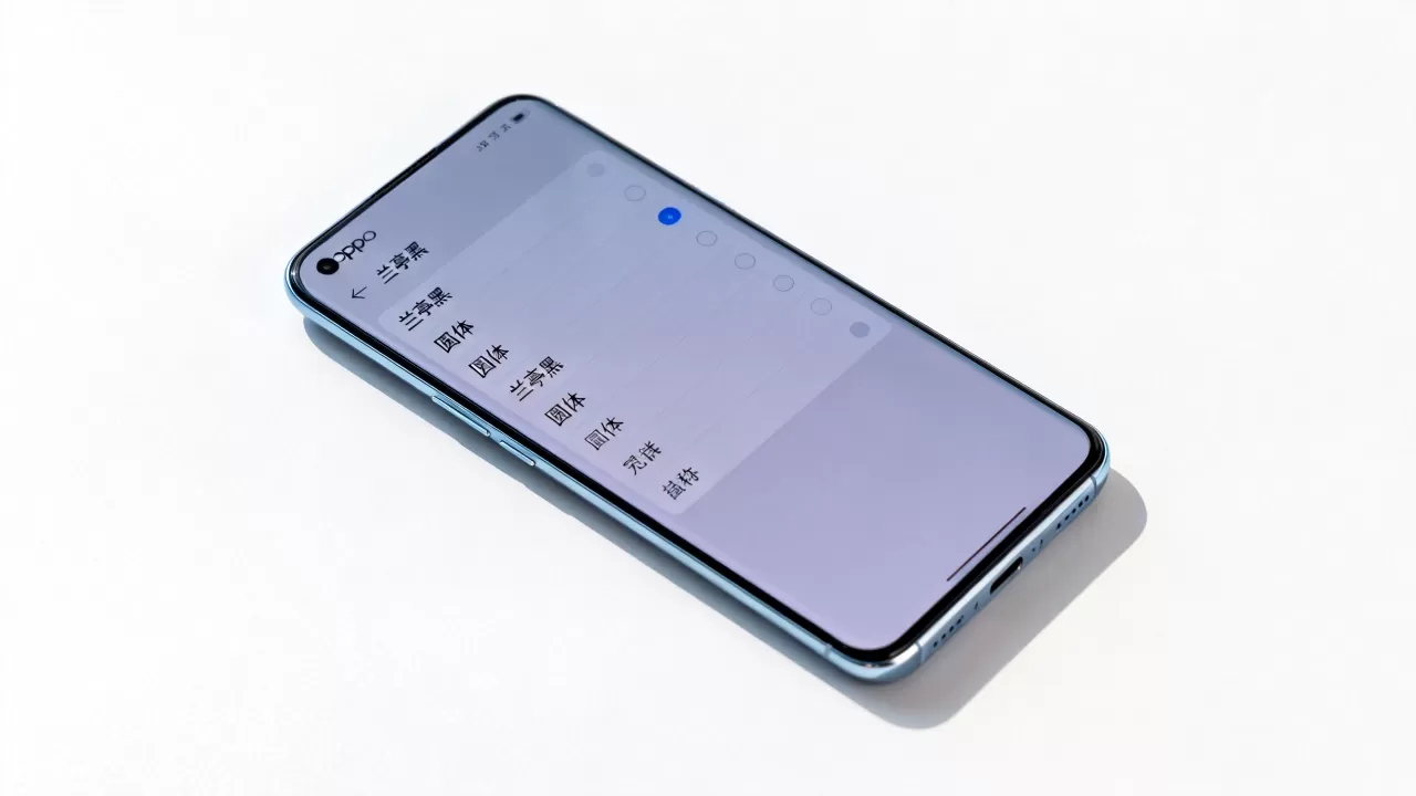 oppo手机什么字体最好看,oppo手机字体设置 oppo手机什么字体最好看,oppo手机字体设置