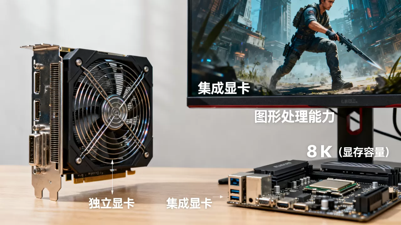 图形显卡能玩游戏吗，独立显卡和集成显卡有什么区别
