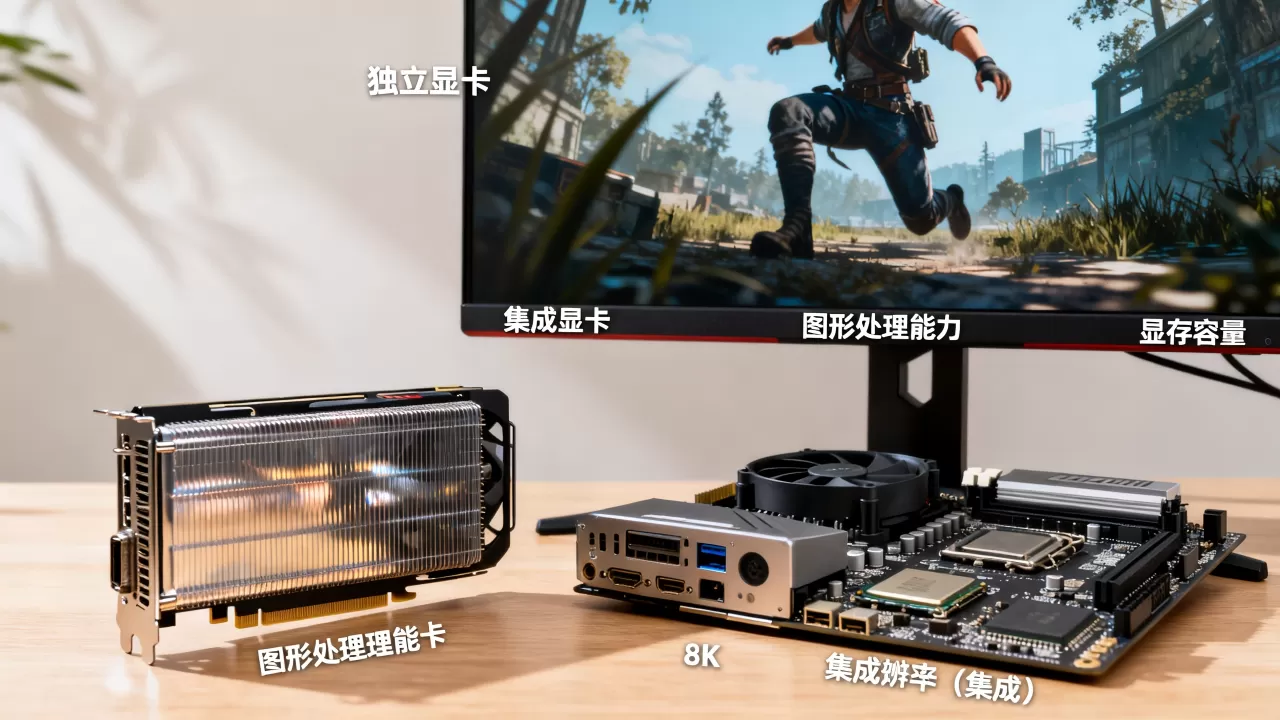 图形显卡能玩游戏吗，独立显卡和集成显卡有什么区别
