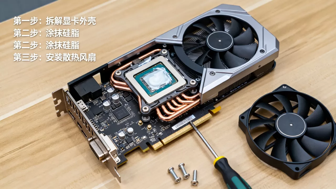 显卡怎么加散热器,显卡加装散热风扇教程 显卡怎么加散热器,显卡加装散热风扇教程