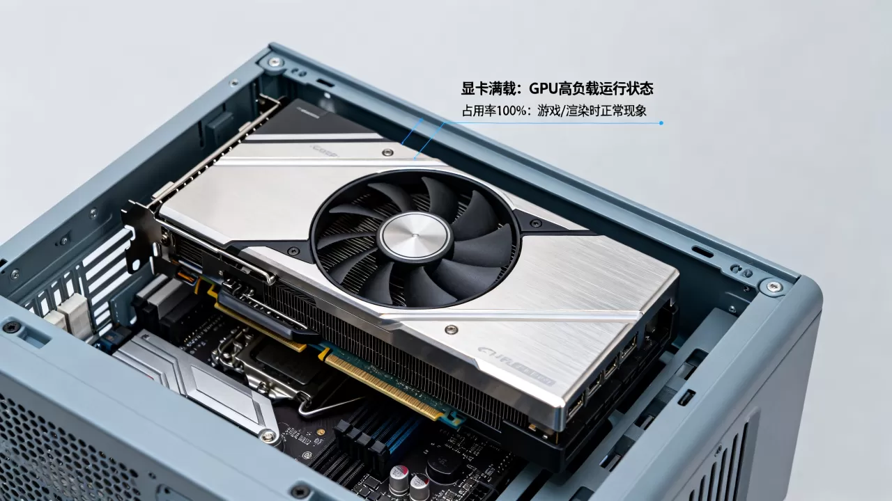 显卡满载是什么意思,显卡占用率100%正常吗 显卡满载是什么意思,显卡占用率100%正常吗