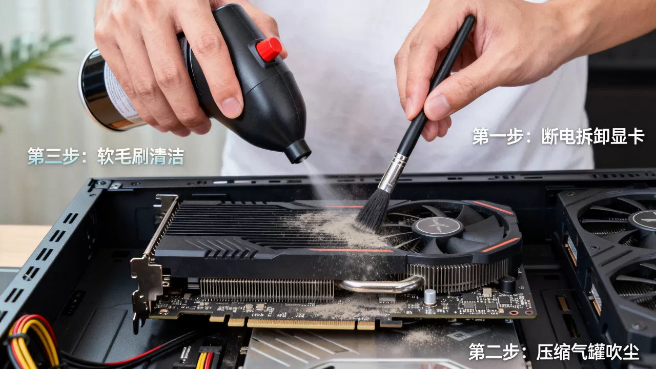 电脑主机显卡怎么清理,显卡灰尘怎么清理 电脑主机显卡怎么清理,显卡灰尘怎么清理