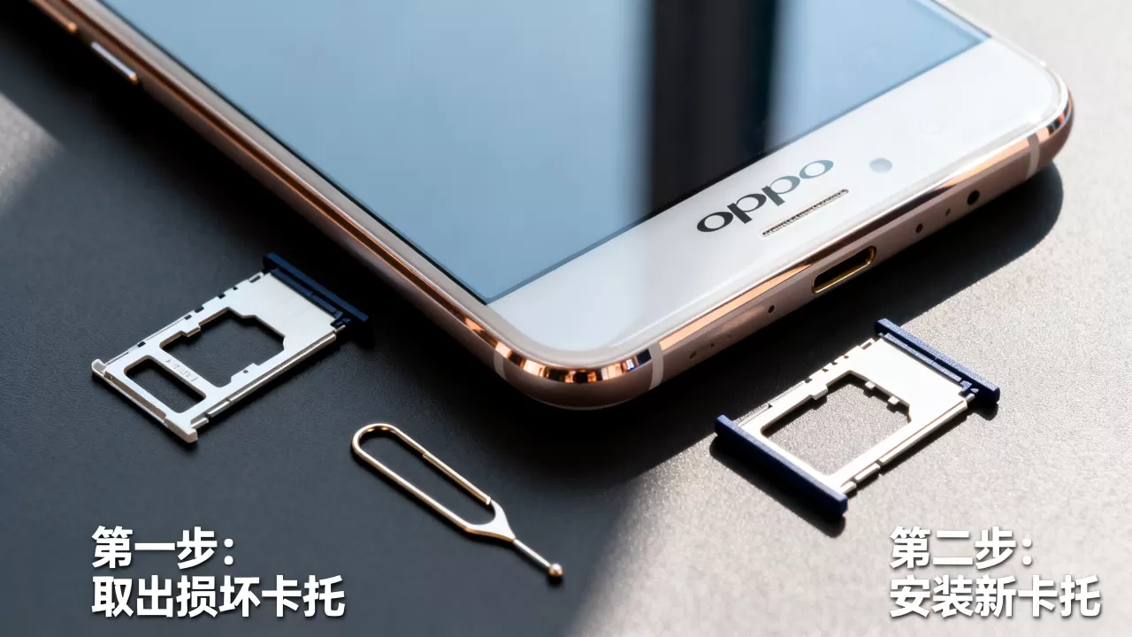 oppo r1s卡托坏了怎么办，手机卡托损坏更换