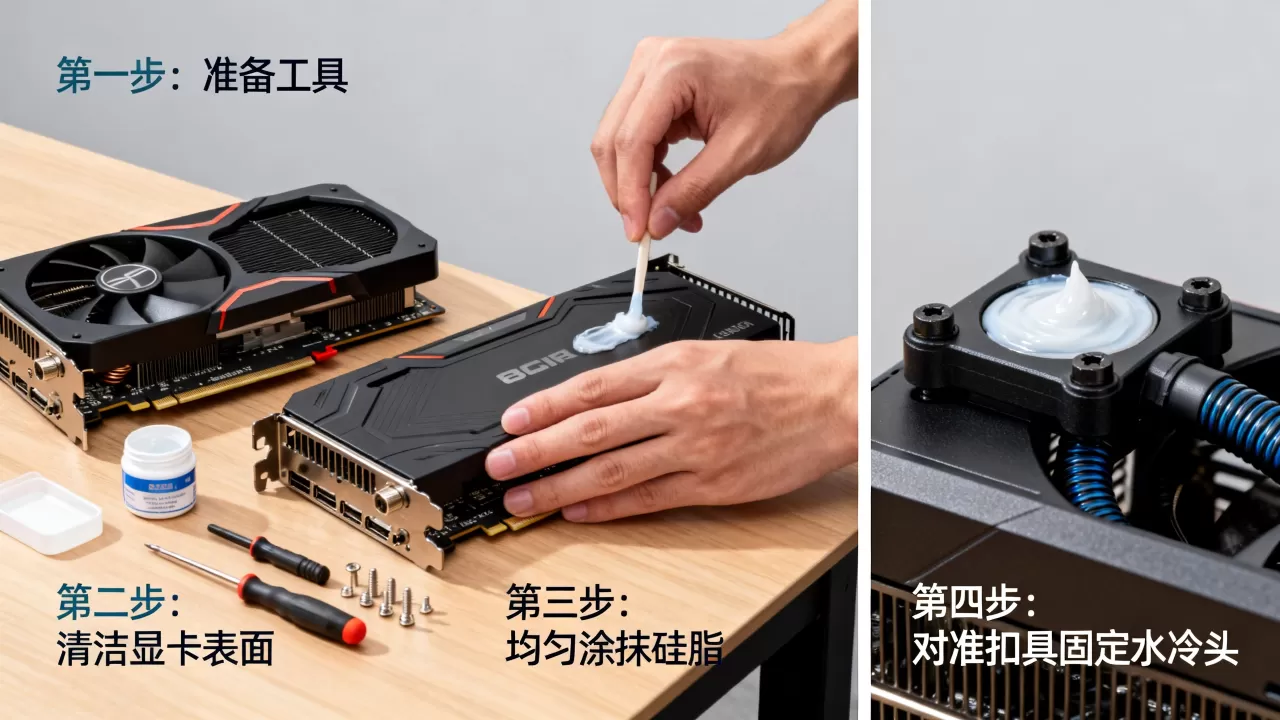 显卡水冷头怎么安装?显卡水冷头安装教程 显卡水冷头怎么安装?显卡水冷头安装教程