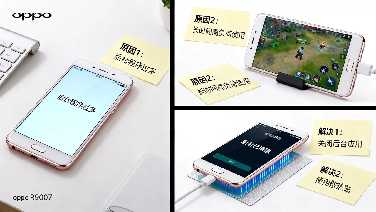 oppopR8007手机发烫是什么原因，oppopR8007手机发烫怎么办