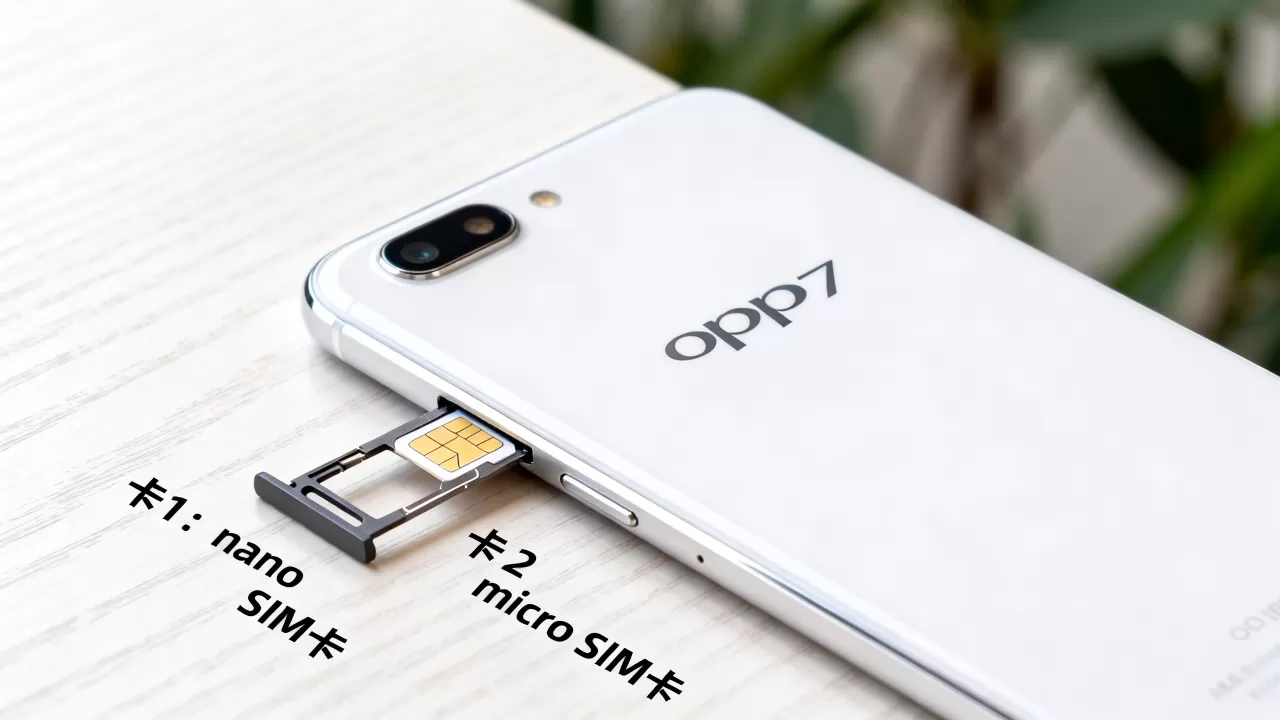 OPPOR7手机卡1卡2分别是什么卡，oppo r7手机卡槽类型