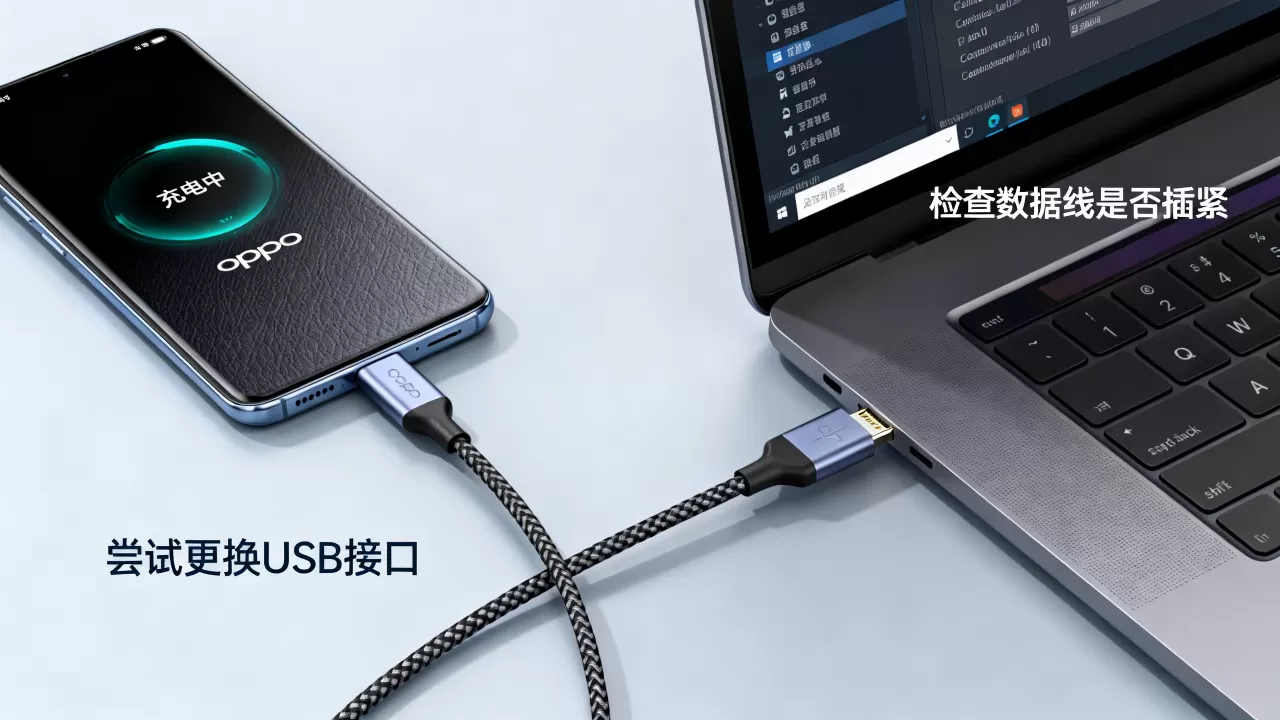 为什么oppo手机连不上电脑,oppo手机连接电脑没反应 为什么oppo手机连不上电脑,oppo手机连接电脑没反应