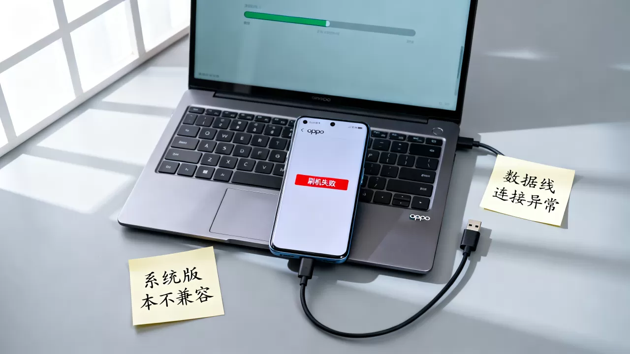 为什么oppo刷机失败怎么回事啊 为什么oppo刷机失败怎么回事啊