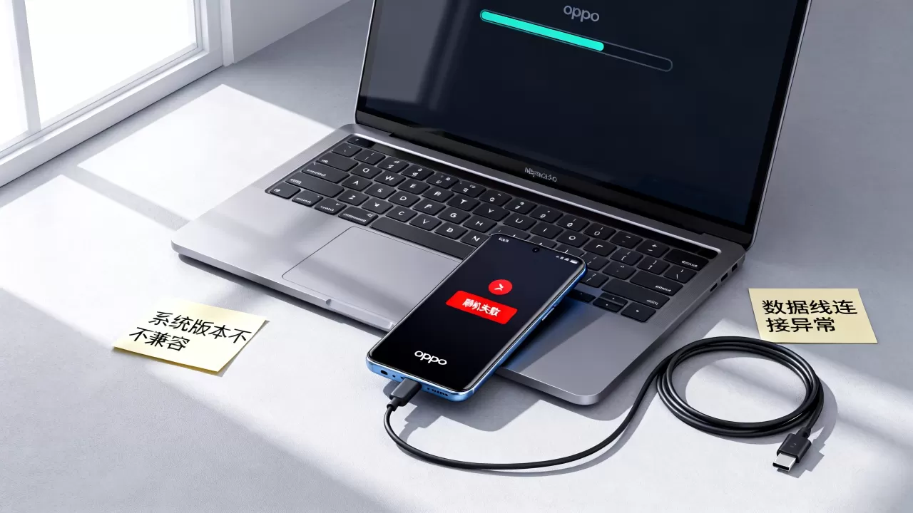 为什么oppo刷机失败怎么回事啊 为什么oppo刷机失败怎么回事啊