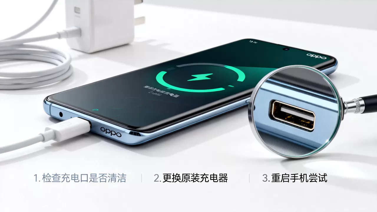 oppo为什么不显示闪充，oppo手机闪充图标不显示解决办法