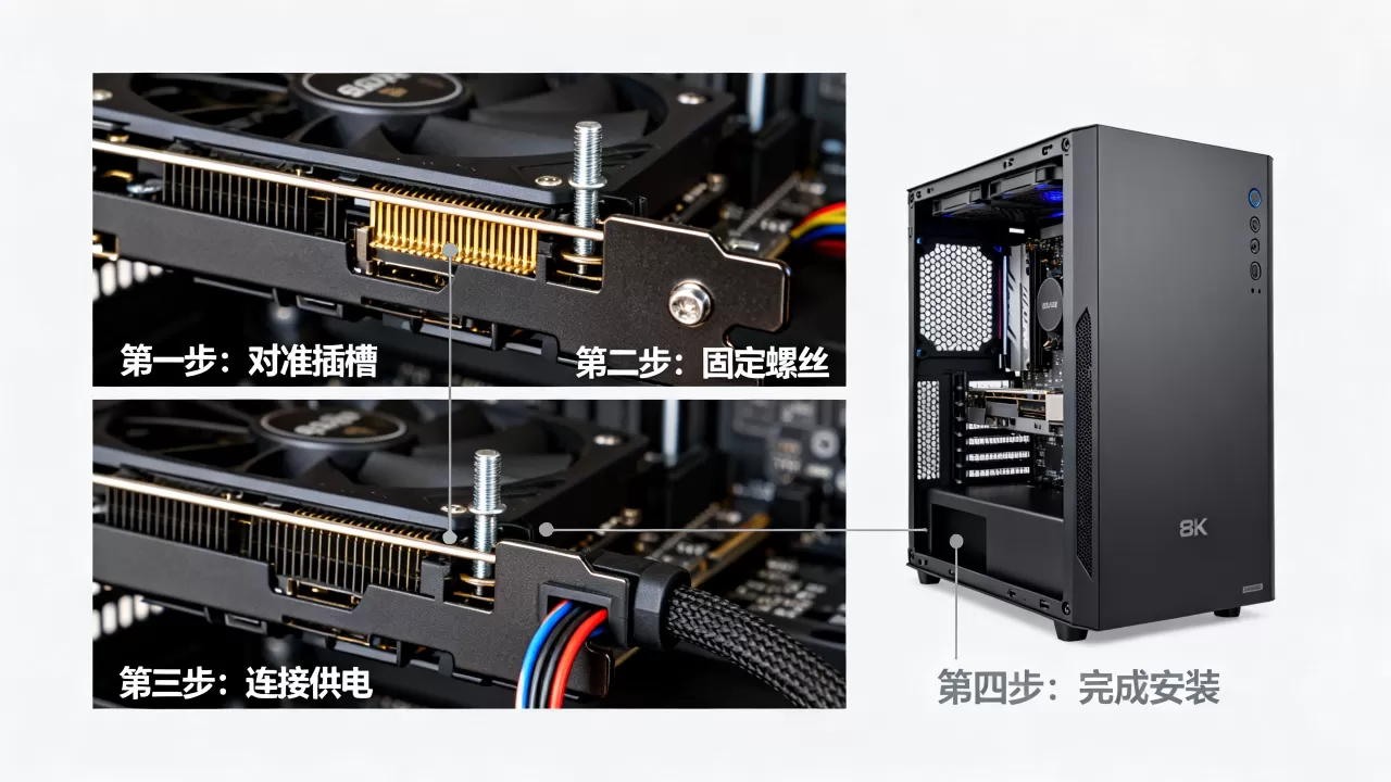 台式机显卡怎么安装?显卡安装教程详解 台式机显卡怎么安装?显卡安装教程详解