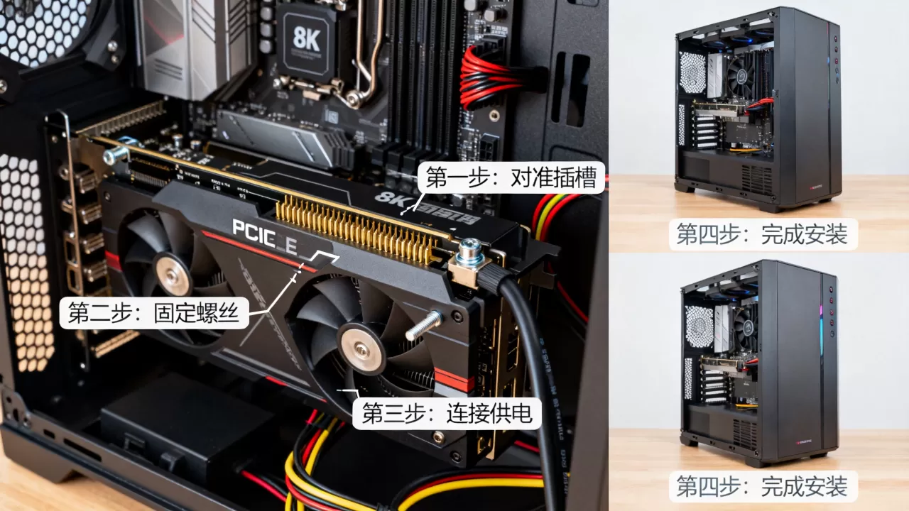台式机显卡怎么安装?显卡安装教程详解 台式机显卡怎么安装?显卡安装教程详解