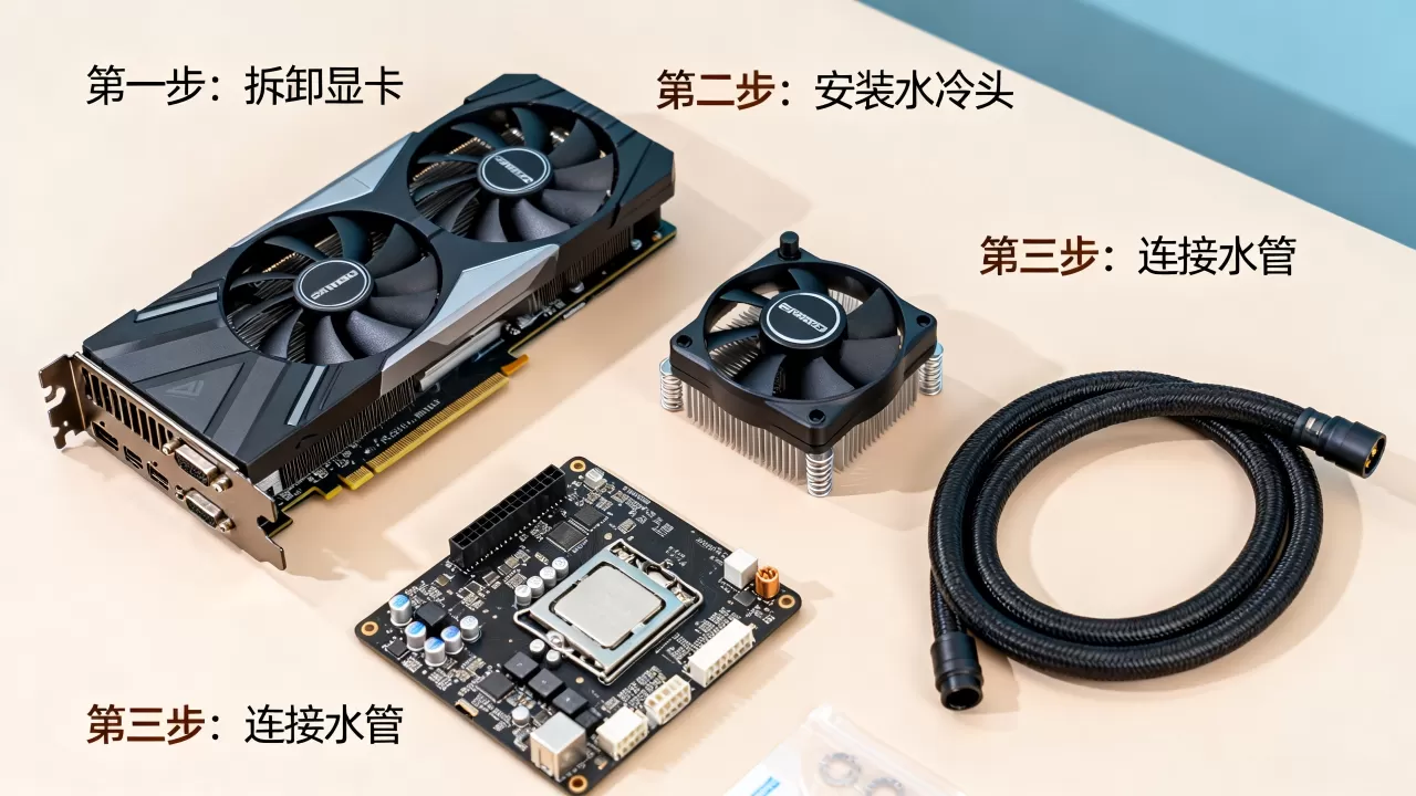 显卡水冷散热器怎么安装,显卡水冷散热器 显卡水冷散热器怎么安装,显卡水冷散热器