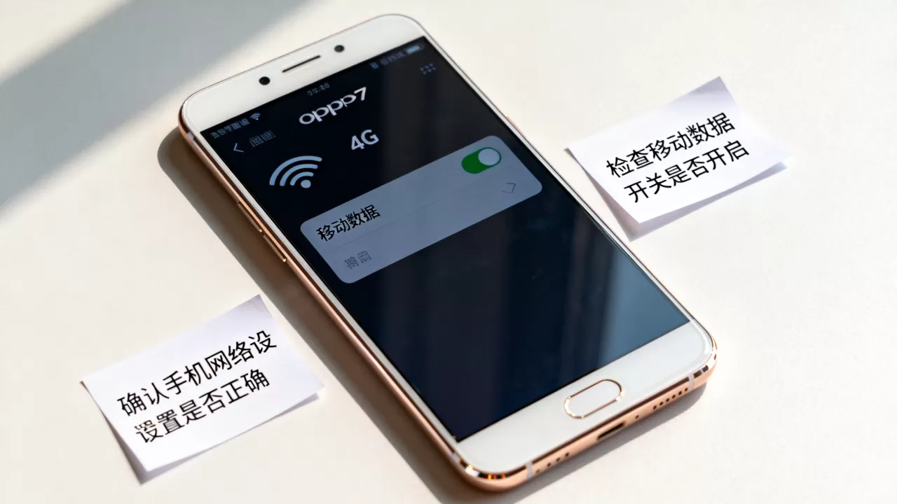 OPPOR7为什么开流量不显示,手机移动数据无法上网怎么办 OPPOR7为什么开流量不显示,手机移动数据无法上网怎么办
