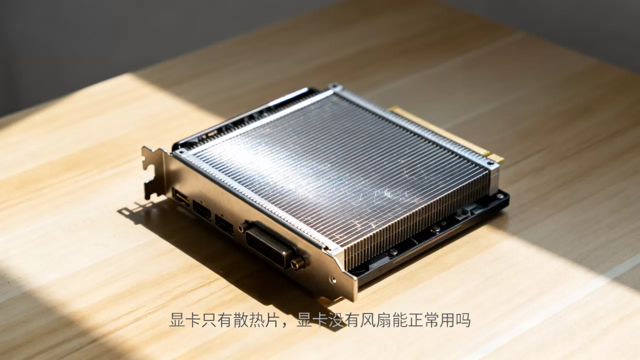 显卡只有散热片,显卡没有风扇能正常用吗 显卡只有散热片,显卡没有风扇能正常用吗