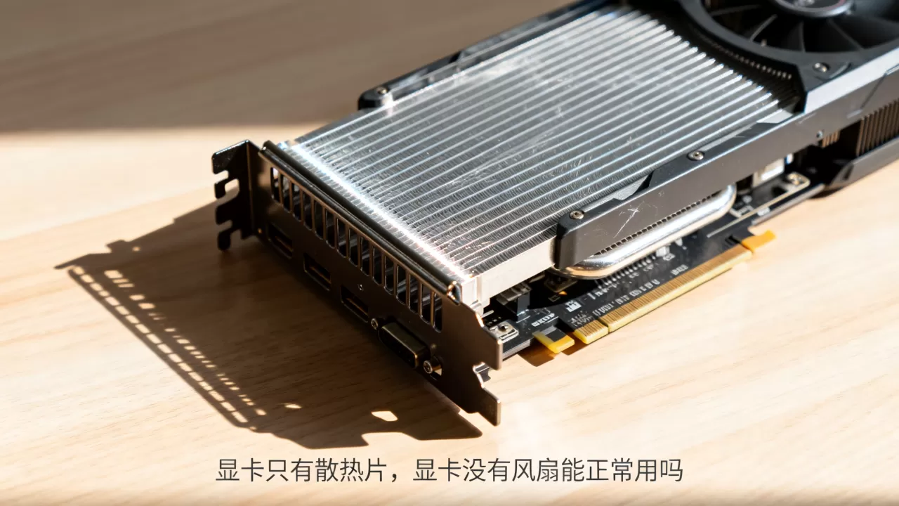 显卡只有散热片,显卡没有风扇能正常用吗 显卡只有散热片,显卡没有风扇能正常用吗