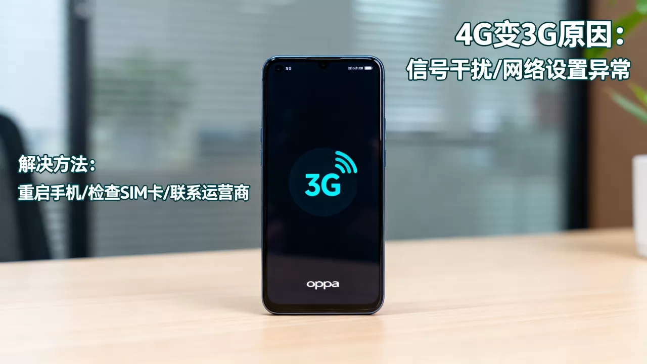 为什么oppoa3手机4g变3g，oppoa3突然变3g怎么办