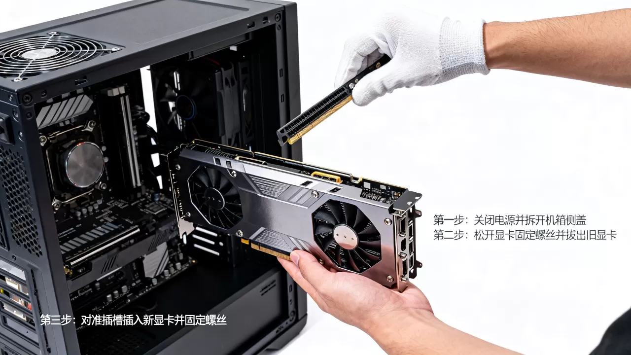 如何自己换显卡，显卡更换教程