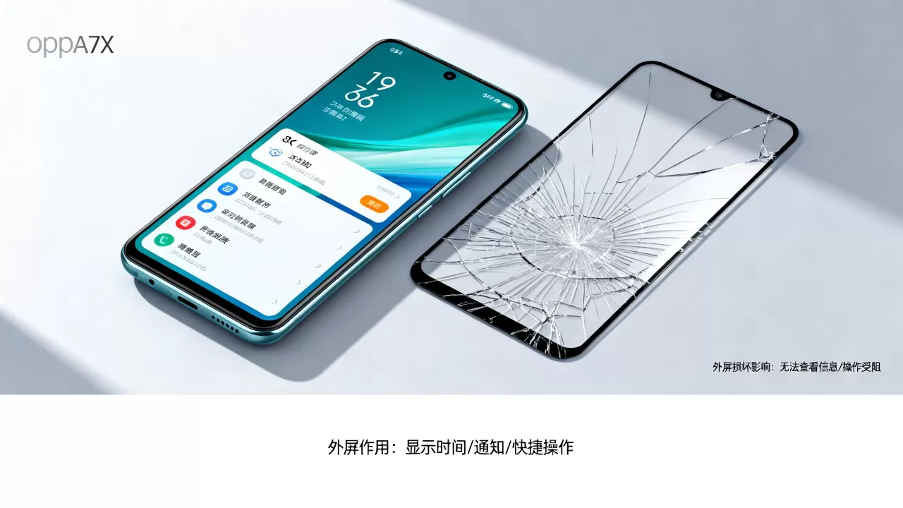 oppoa7x外屏起什么作用,oppoa7x外屏坏了有什么影响 oppoa7x外屏起什么作用,oppoa7x外屏坏了有什么影响