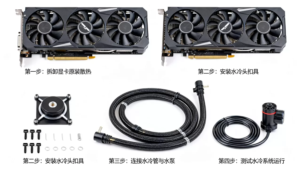 显卡水冷怎么安装，显卡水冷安装教程