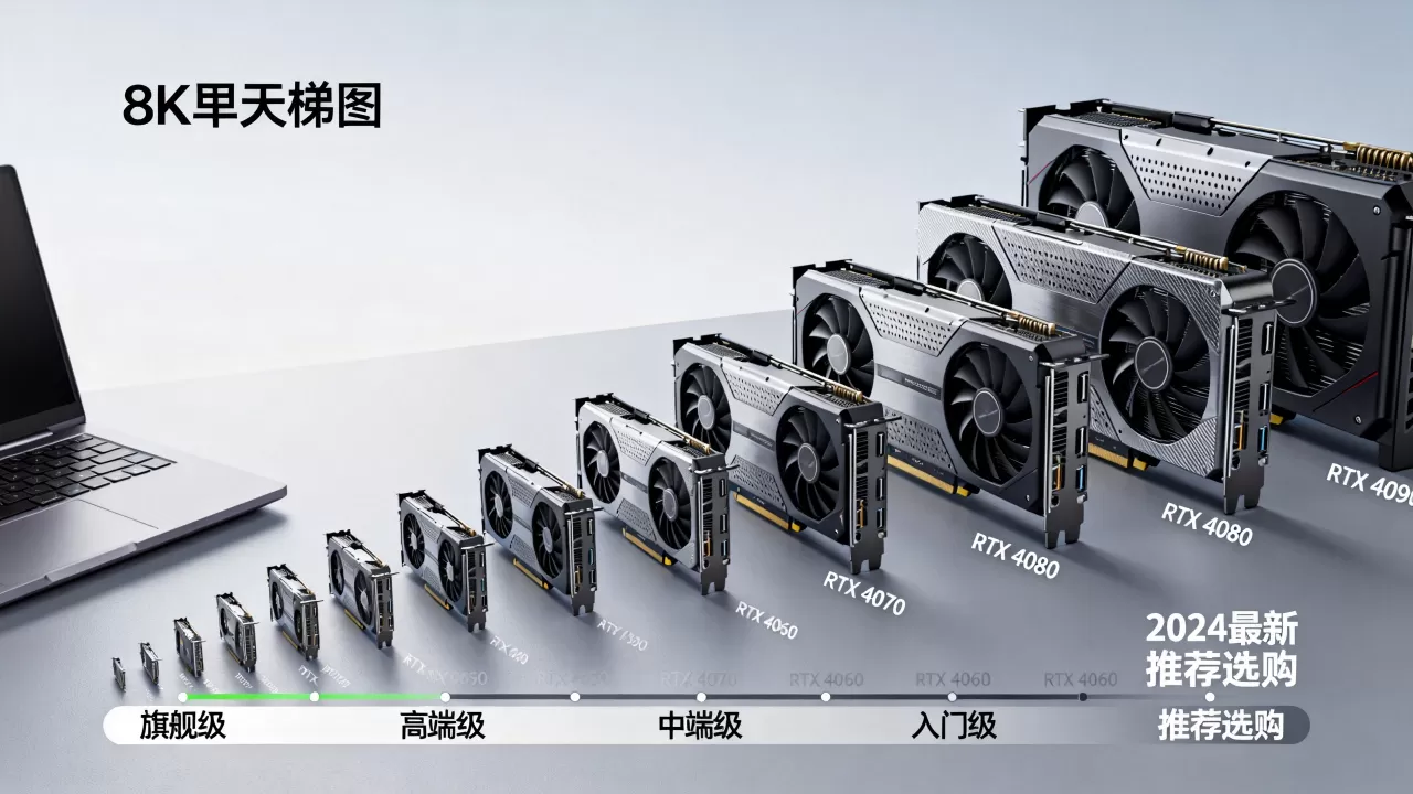 显卡天梯图笔记本台式，2024最新显卡性能天梯图及选购建议