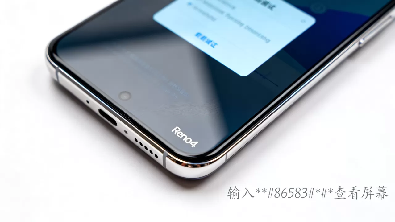 opporeno4输入什么查看屏幕，OPPO Reno4屏幕测试代码