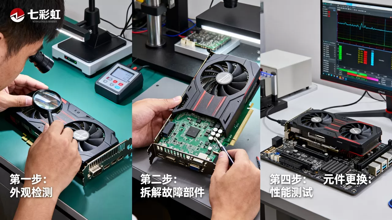 七彩虹显卡返修,七彩虹显卡返修流程 七彩虹显卡返修,七彩虹显卡返修流程