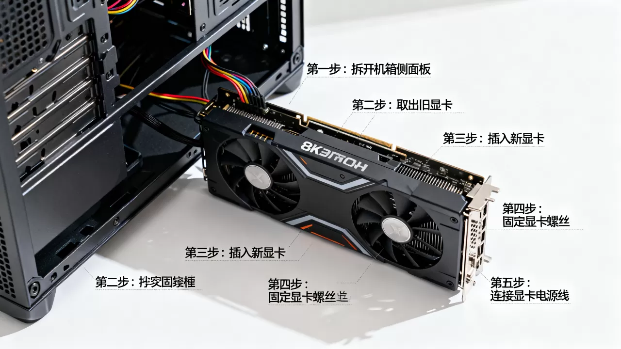 台式电脑如何安装显卡?电脑显卡安装步骤图解 台式电脑如何安装显卡?电脑显卡安装步骤图解