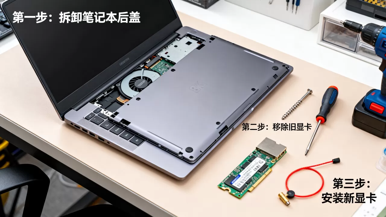 怎样给笔记本换显卡，笔记本显卡能升级吗
