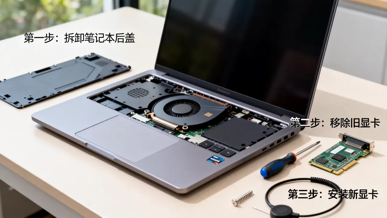 怎样给笔记本换显卡，笔记本显卡能升级吗