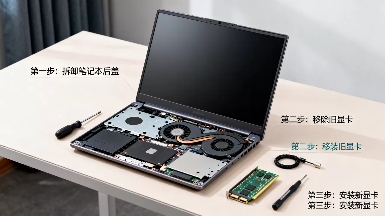 怎样给笔记本换显卡，笔记本显卡能升级吗