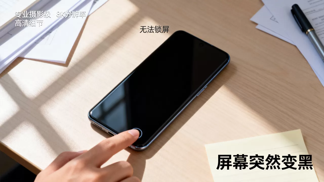 oppo为什么不能锁屏，手机屏幕突然变黑