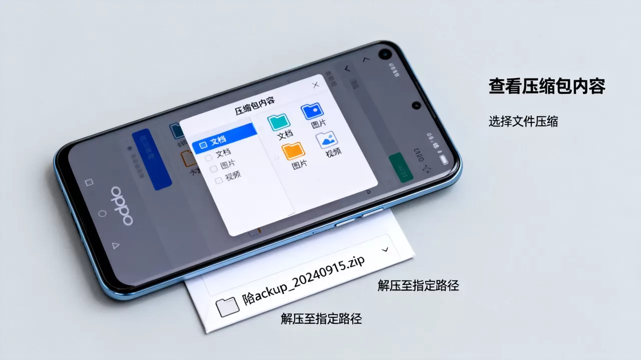 oppo压缩包里都有什么作用,oppo手机自带压缩软件怎么用 oppo压缩包里都有什么作用,oppo手机自带压缩软件怎么用