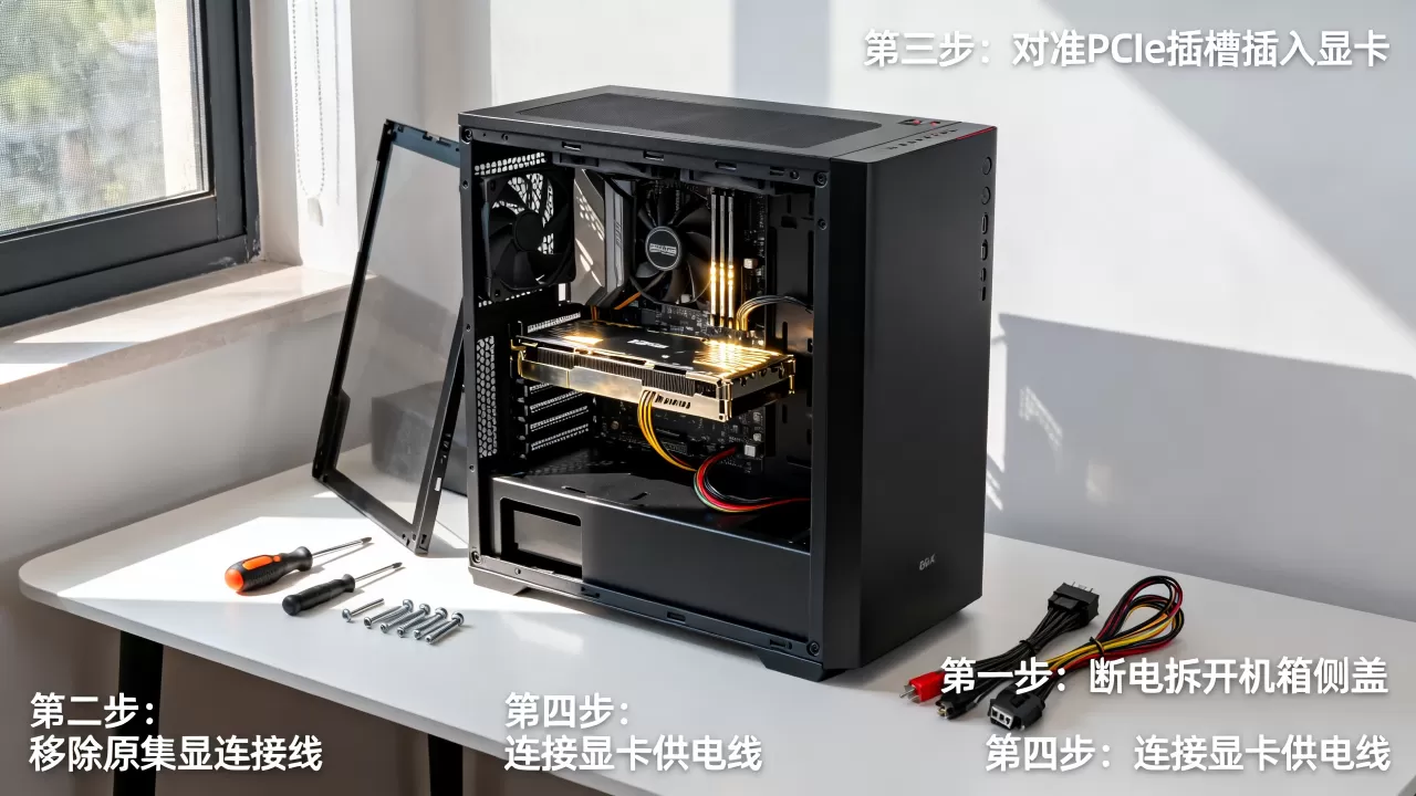 怎样加独立显卡,电脑加装独立显卡教程 怎样加独立显卡,电脑加装独立显卡教程