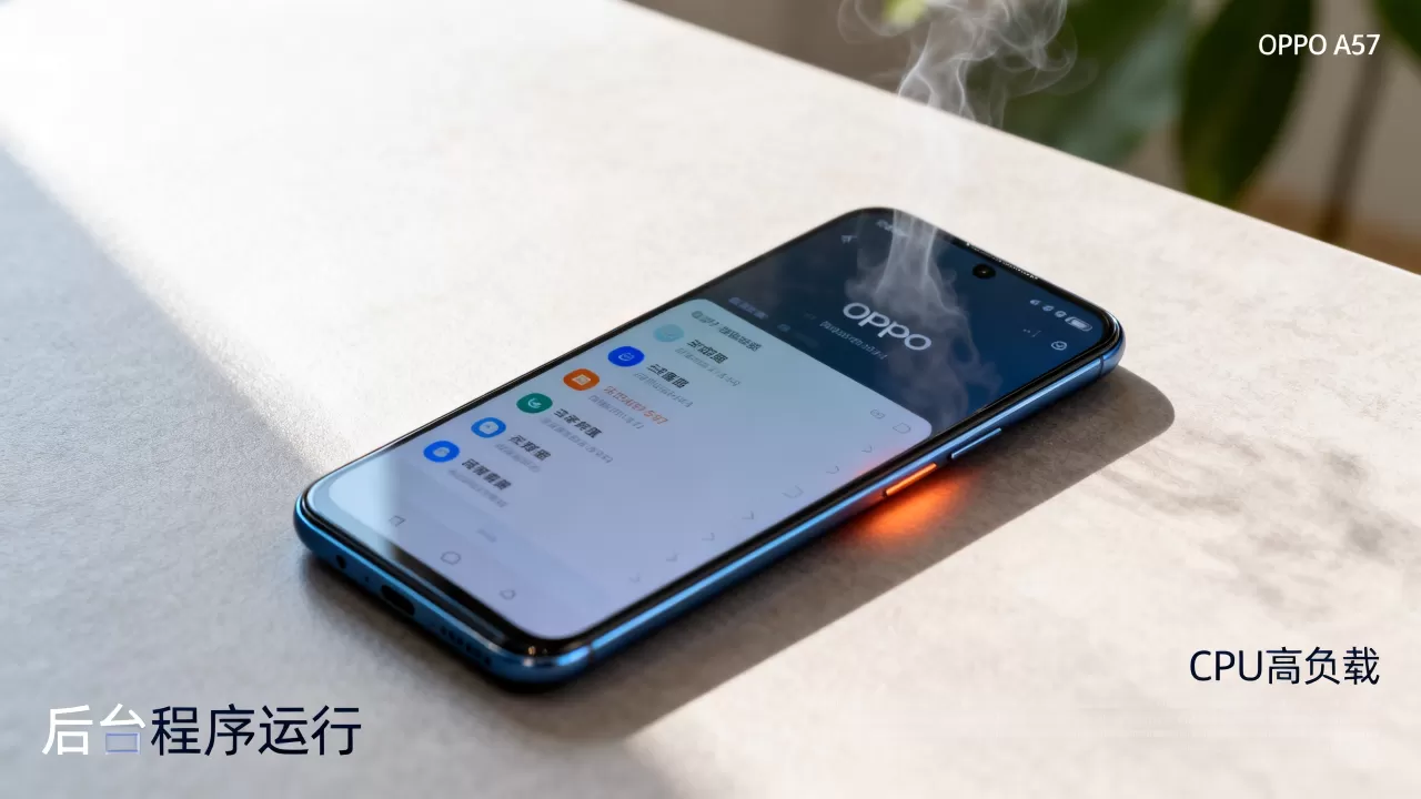 OPPO A57为什么发烫很烫，手机发热严重