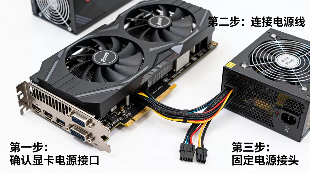 显卡电源怎么安装,显卡电源安装教程 显卡电源怎么安装,显卡电源安装教程