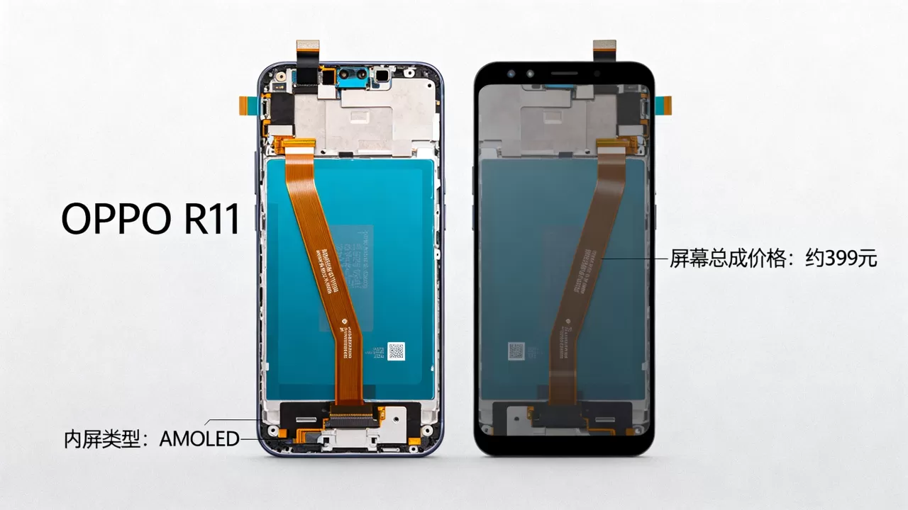 oppor11内屏是什么屏，OPPO R11屏幕总成价格