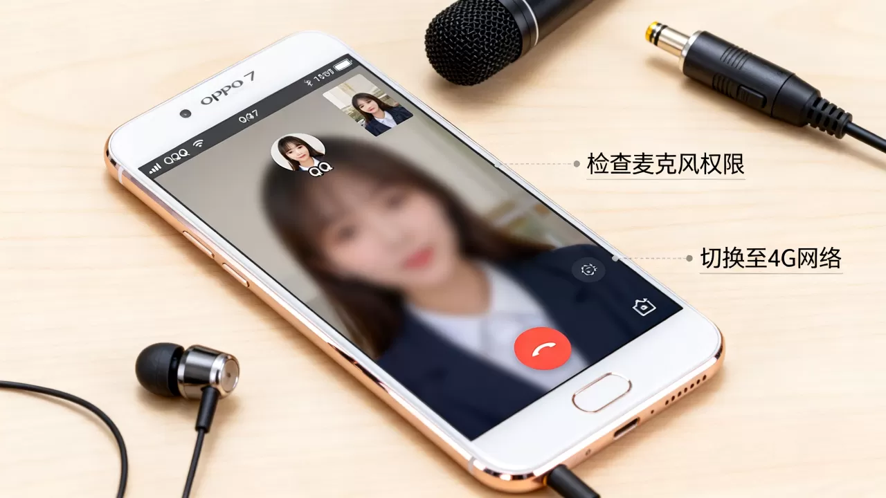 OPPOR7开QQ视频有噪声是什么回事,手机通话杂音怎么解决 OPPOR7开QQ视频有噪声是什么回事,手机通话杂音怎么解决