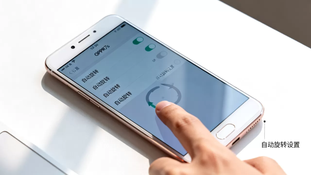 OPPOR7s怎么旋转屏幕，手机屏幕自动旋转设置方法