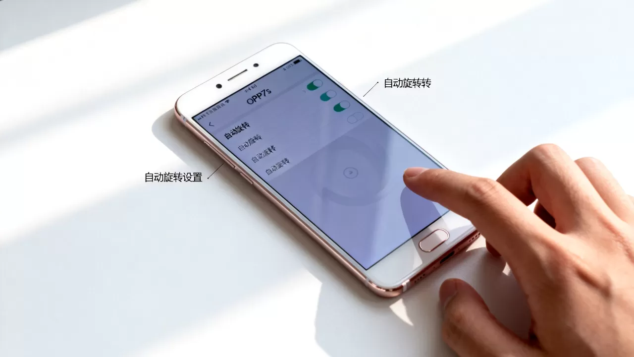 OPPOR7s怎么旋转屏幕，手机屏幕自动旋转设置方法