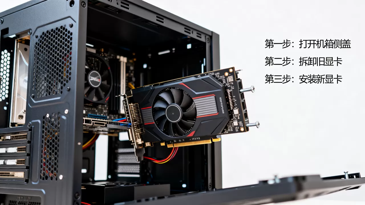 电脑显卡怎么打开,电脑显卡安装步骤 电脑显卡怎么打开,电脑显卡安装步骤
