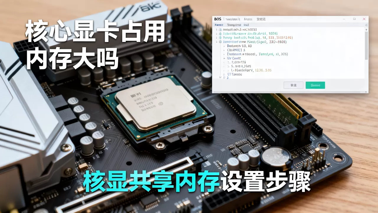 核心显卡占用内存大吗,核显共享内存怎么设置 核心显卡占用内存大吗,核显共享内存怎么设置