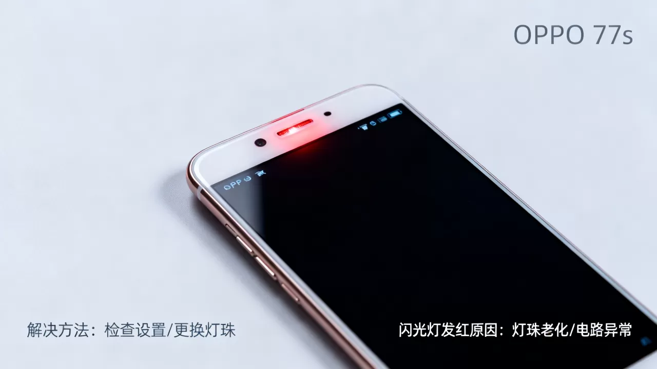 为什么oppo r7s闪光灯发红，oppo r7s闪光灯发红怎么办