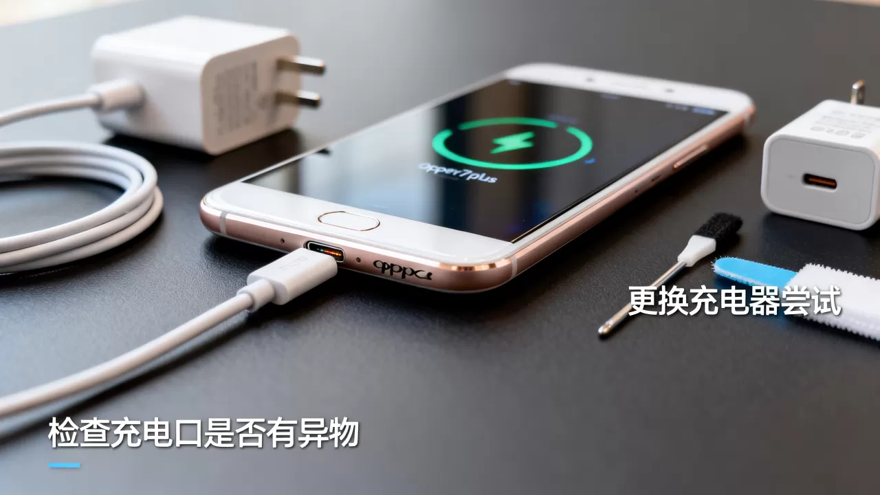 oppor7plus充电没反应怎么办,手机充电充不进 oppor7plus充电没反应怎么办,手机充电充不进