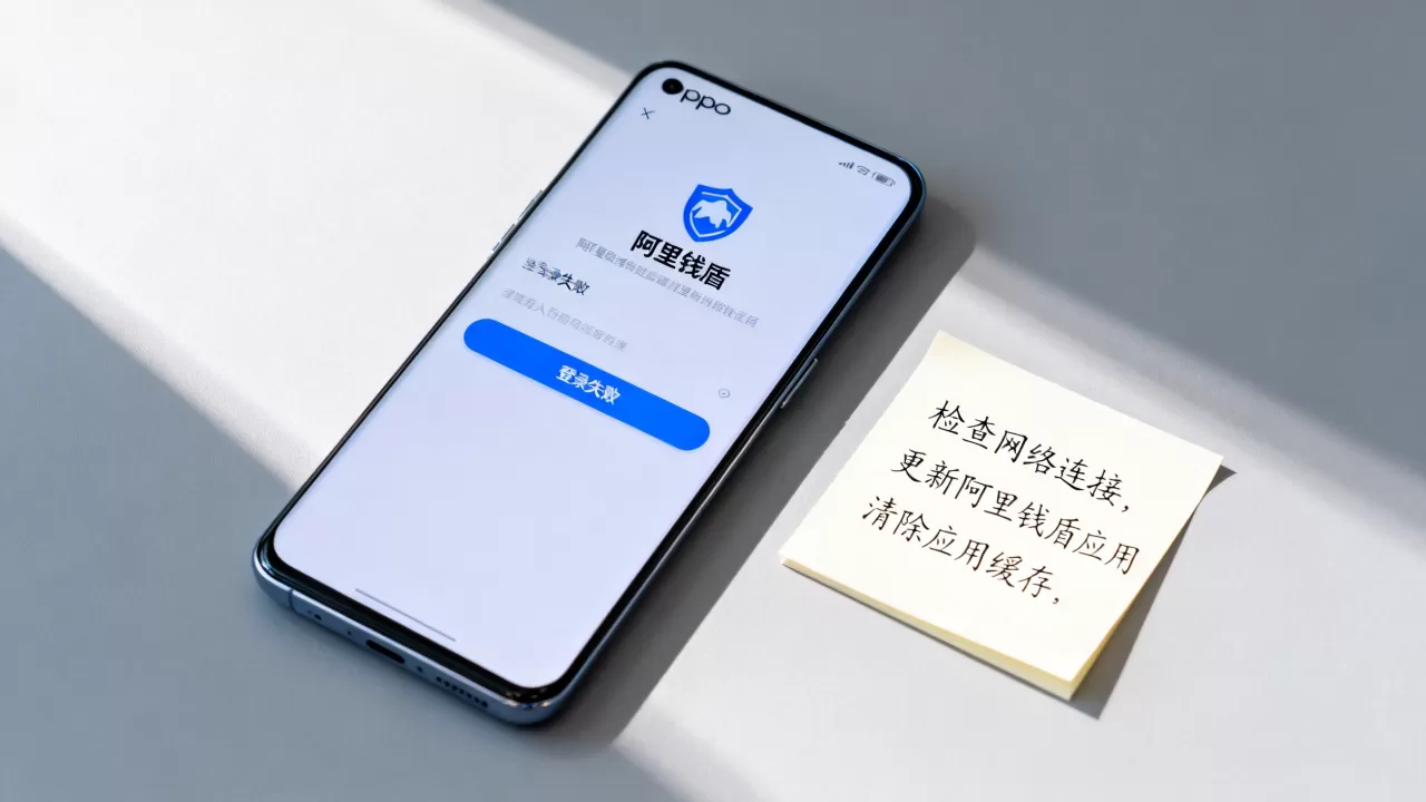 oppo为什么登陆不了阿里钱盾，oppo手机阿里钱盾登录失败解决方法