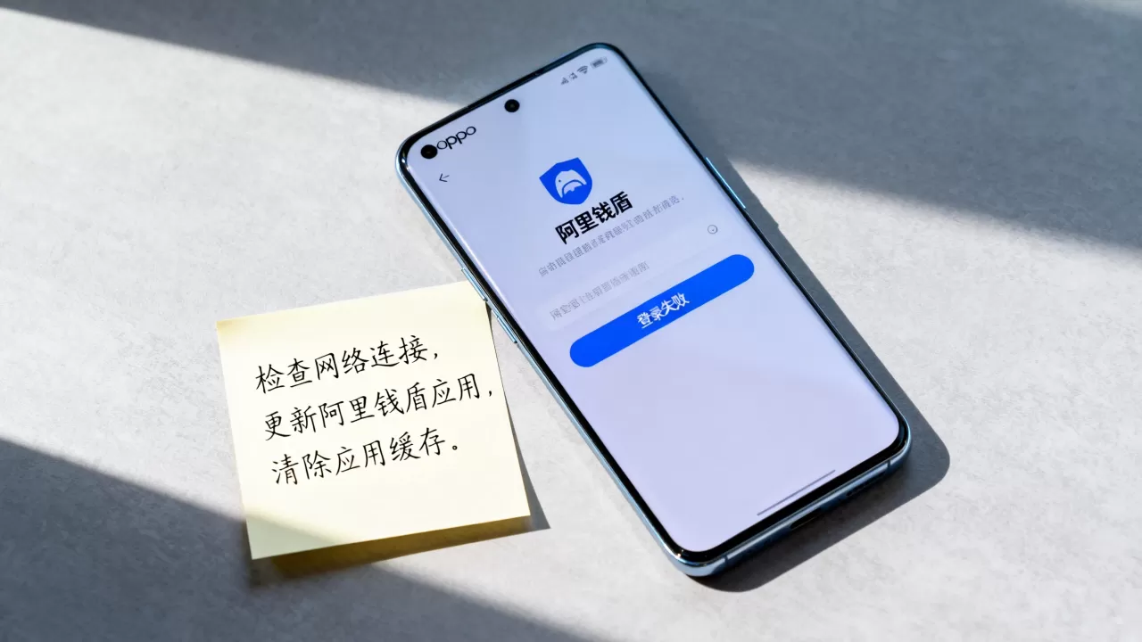 oppo为什么登陆不了阿里钱盾，oppo手机阿里钱盾登录失败解决方法