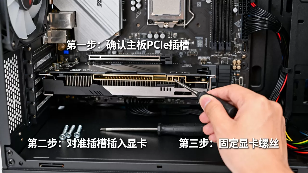 组装机怎么装显卡，电脑组装机安装显卡教程