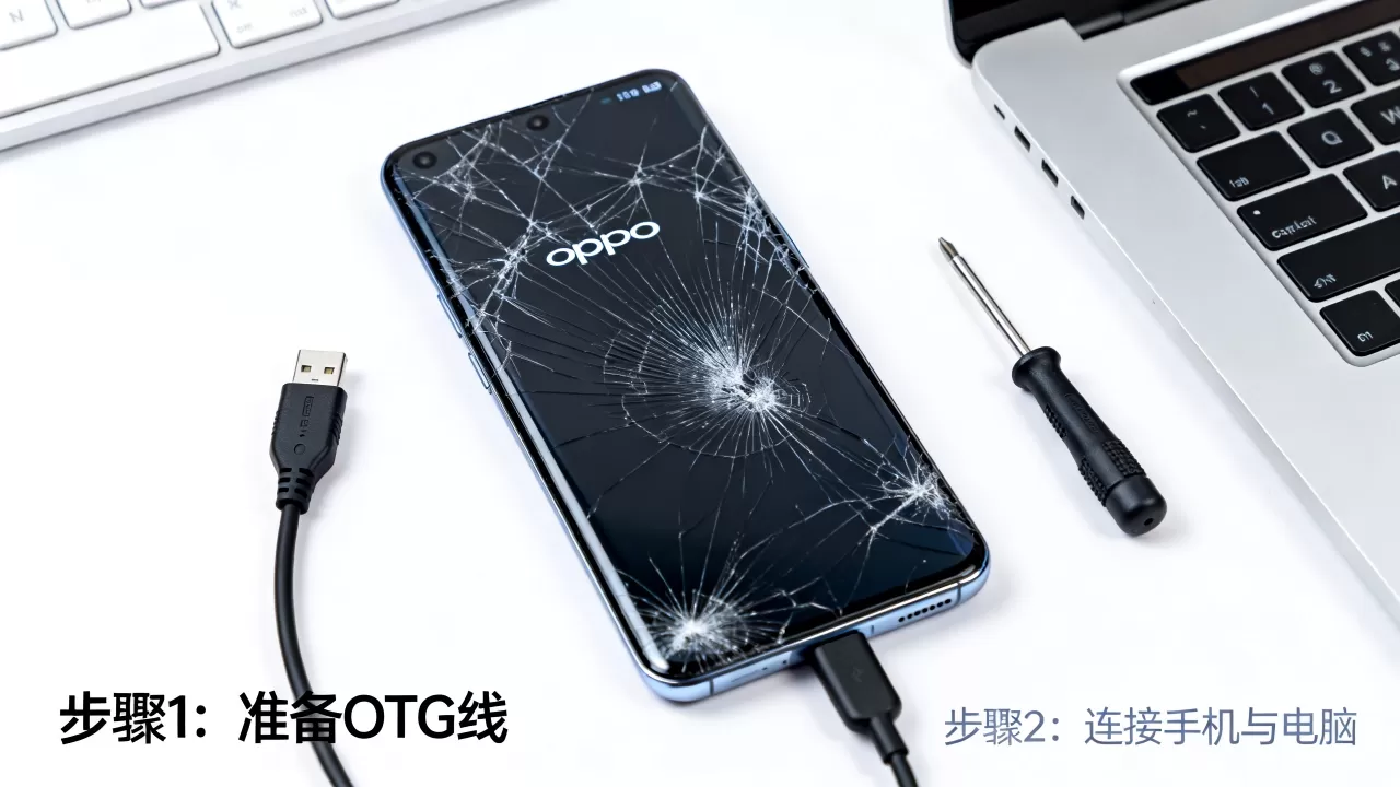 OPPO手机什么破屏锁，oppo手机屏幕碎了怎么解锁